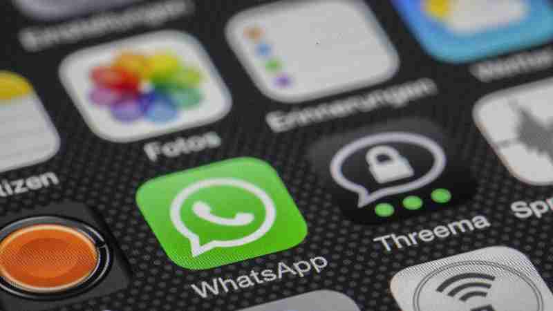 Detailed macro of smartphone screen showcasing popular app icons like WhatsApp., tags: und - pexel